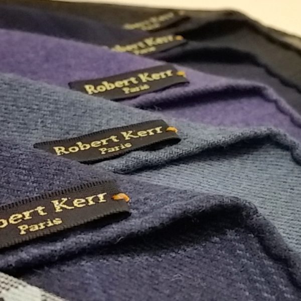 A set of hand-rolled Robert Kerr ties