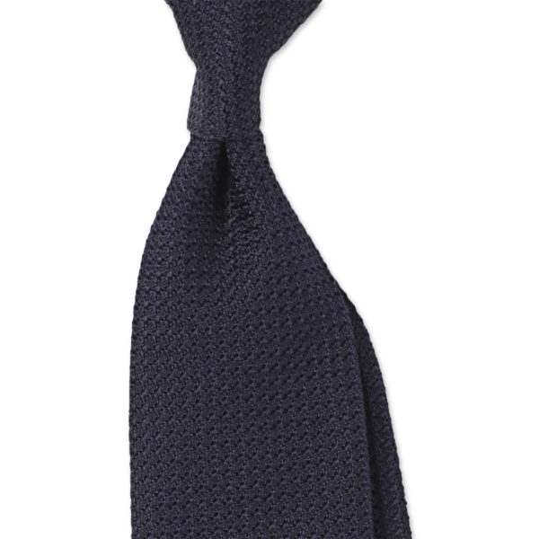 noeud grenadine bleu nuit roulottée